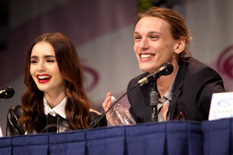 Lily Collins Jamie Campbell Bower Jamie Campbell Bower City Of Bones