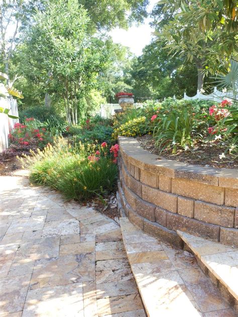 Landscaping In And Around Retaining Wall Landscape Retaining Wall