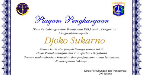 Contoh piagam penghargaan atau sertifikat. Piagam dan Sertifikat Untuk Penghargaan maupun Ucapan ...