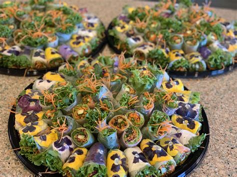 Maybe you would like to learn more about one of these? Fresh summer(spring) rolls with edible flowers 🌸 | Edible ...