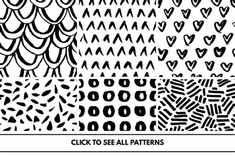 30 Simple Seamless Patterns By Favete Art Thehungryjpeg