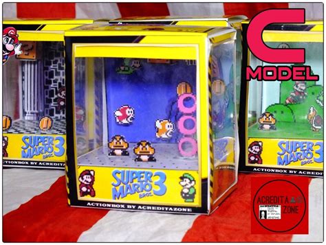 Super Mario Bros 3 Diorama Box Etsy
