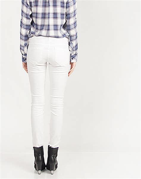 White Skinny Denim Jeans 2020ave