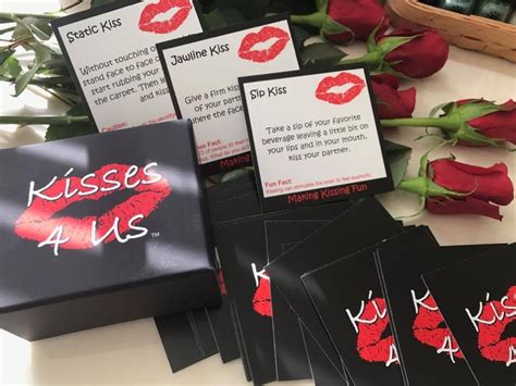 Kisses 4 Us® Making Kissing Fun Date Night Box Marriage T Etsy