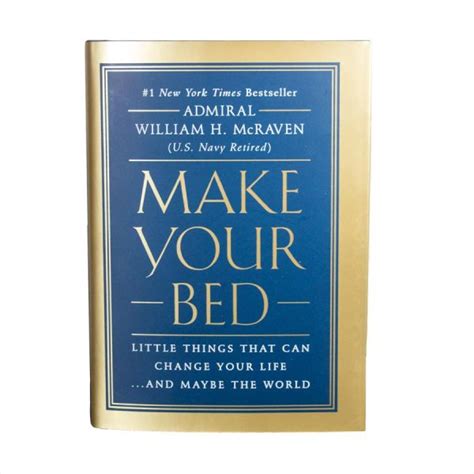 Muzemerch Admiral William H Mcraven Make Your Bed Book Bestsel