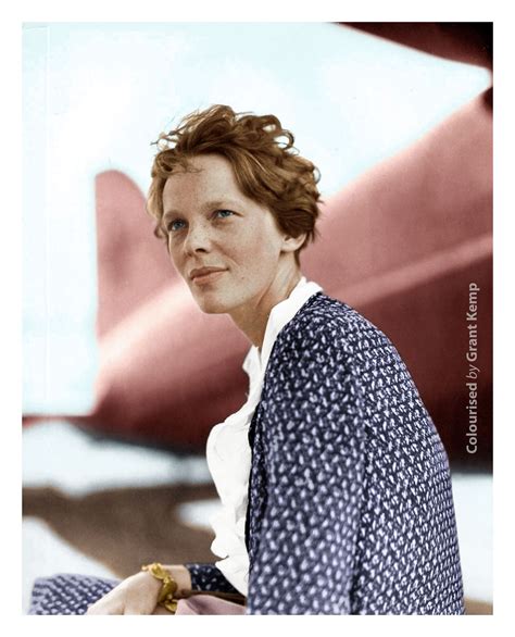 Taken In 1932 This Relaxed Portrait Shows Amelia Earhart Sitting Beside