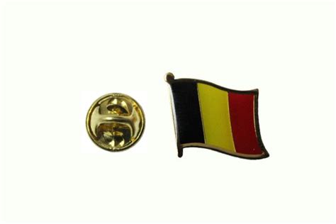 Belgium National Country Flag Metal Lapel Pin Badge Shopping For Pins