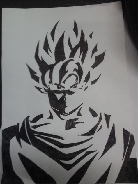 What better way to show your love of a fandom than by getting a tattoo? Dragon Ball Z Stencil Art - Best Tattoo Ideas