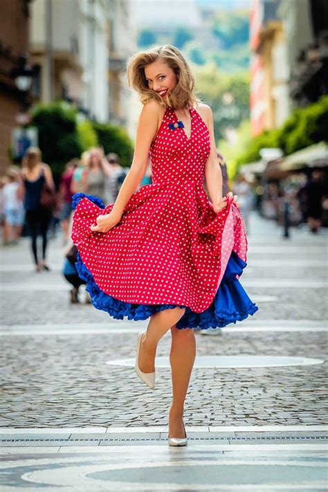 Dolly Pin Up Polka Dot Dress By Ticci Rockabilly Clothing Etsy