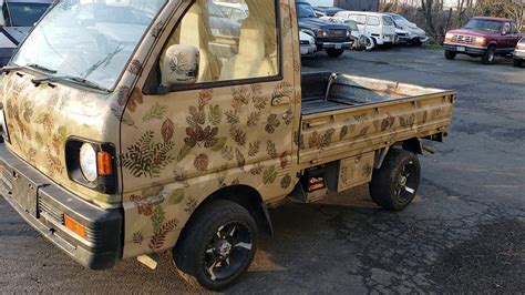 This Camoflaged 4x4 Mitsubishi Micro Truck Is Almost Invisible Youtube