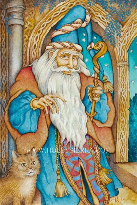 Merlin The Magical Mystical Wizard By Hollysierraart On Etsy Merlin L
