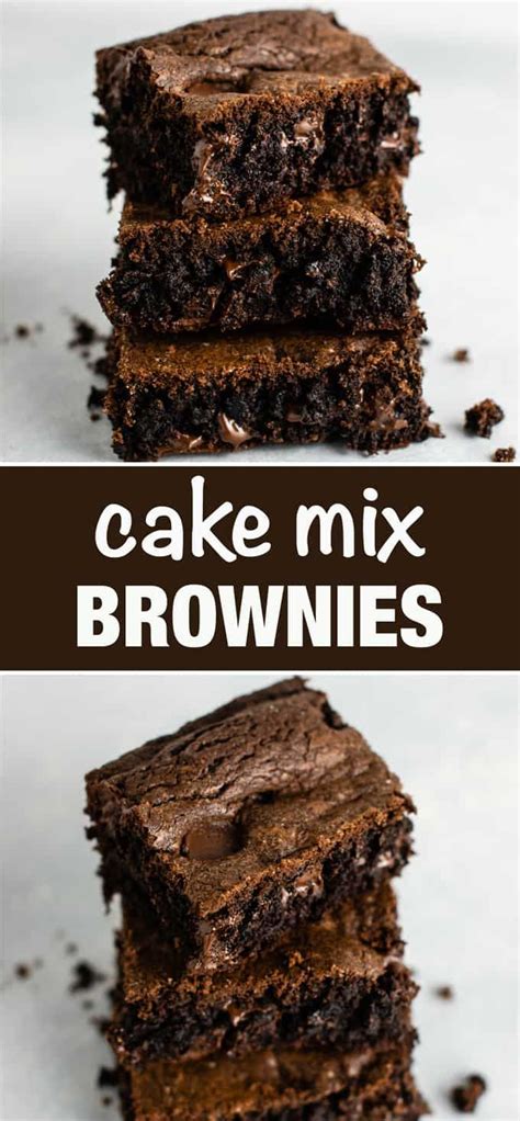 The Best Cake Mix Brownies Recipe Build Your Bite Cake Mix Brownies