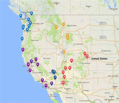 Your Perfect West American Road Trip Road Trip Map Road Trip Usa