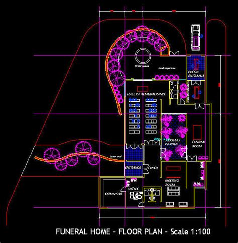 Funeral Home Building Floor Plan