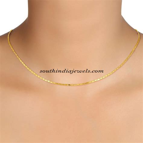 Gold Chains from Tanishq ~ South India Jewels