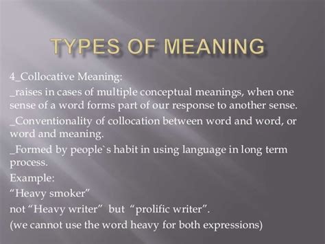 Typical Meaning