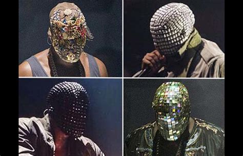 The rapper, 44, reportedly wore a balaclava printed with images of jesus, called a lawyer f**king stupid and stormed out during a virtual hearing with the company mychannel inc. Kanye West Kicks Off Yeezus Tour With Four Masks | Complex