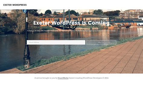 Exeter WordPress Just Another WordPress Site Darren Stuart