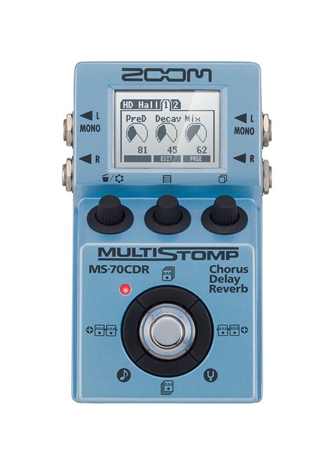 For delay i've looked at the boss line, the digitech hardwire and obscura varients and the tc flashback. MS-70CDR MultiStomp Chorus / Delay / Reverb Pedal | Zoom