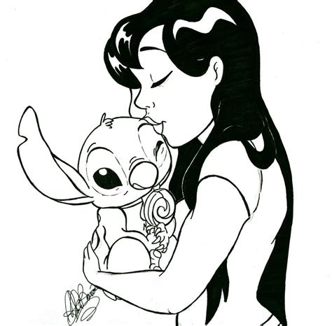 Cute coloring pages animal coloring pages printable coloring pages coloring books coloring sheets hamtaro kawaii drawings easy drawings anime animals. Easy Cute Stitch Coloring Pages | aesthetic elegants