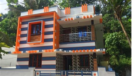 950 Sq Ft 2bhk Contemporary Style Single Storey House And Free Plan