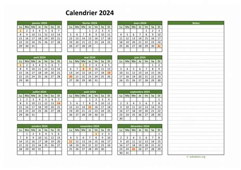 Calendrier 2024 à Imprimer Wikidates Hatty Kordula