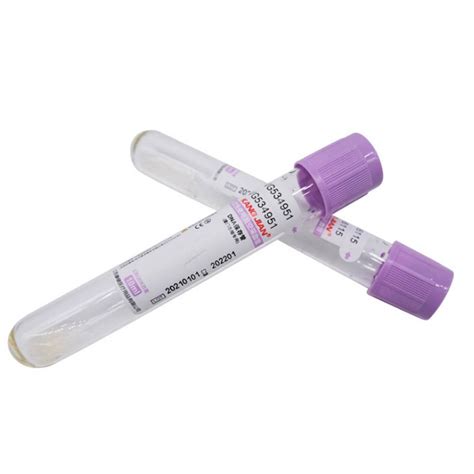 Medical Disposable Dust Proof Edta K K Blood Collection Tube Medical