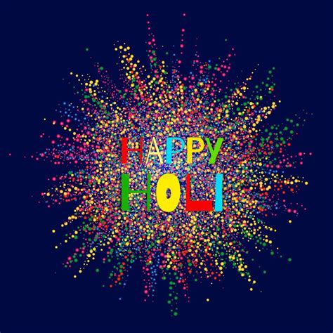 Colourful Explosion For Happy Holi Illustration Of Abstract Colorful