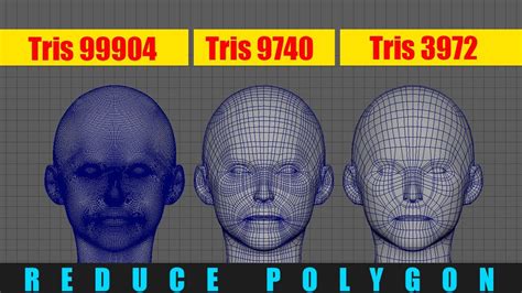 How To Reduce Polygons Count Automatically In Maya For High Poly To Low