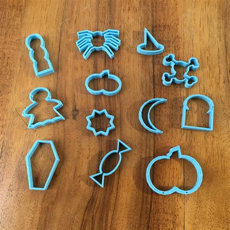 3d Printable Haloween Cookie Cutters By Will Ryker