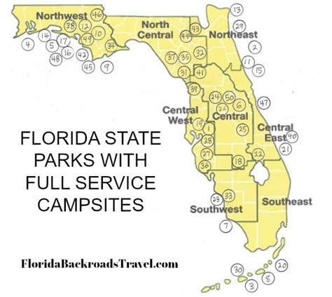 Florida Rv Campgrounds Map Printable Maps Sexiz Pix