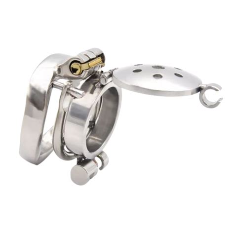 Cuck Cage Micro Metal Chastity Cage With Dual Locks Cuck In Chastity