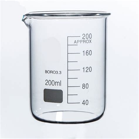 200ml Glass Beaker Low Form New Chemical Lab Glassware In Beaker From Office And School Supplies
