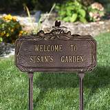Photos of Custom Outdoor Garden Plaques