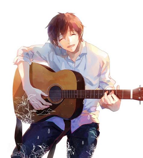 Play The Guitar Manga Anime Anime Nghệ Thuật Anime