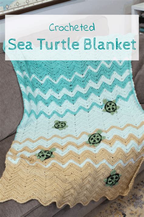 Crocheted Sea Turtle Blanket Harpernco