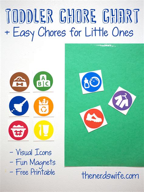 Printable Toddler Chore Chart Sparklysavings Shop