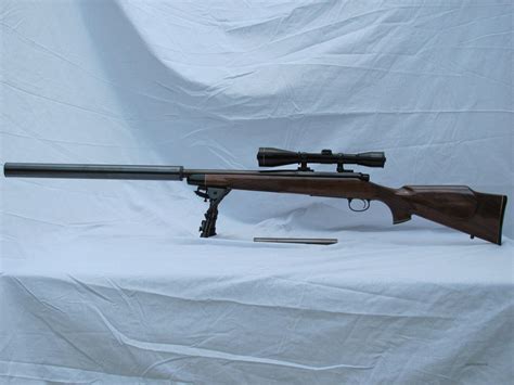 Remington 700 Varmint W Ciener Suppressor For Sale