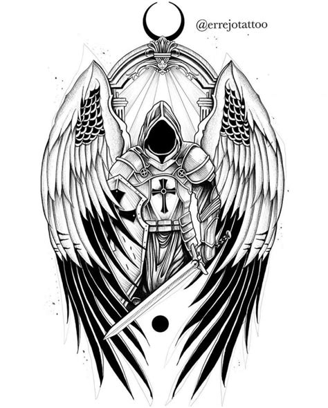 Angel Warrior Tattoo Armor Of God Tattoo Warrior Tattoos Badass