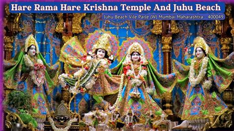 Hare Rama Hare Krishna Temple Juhu Beach Vile Parle Mumbai