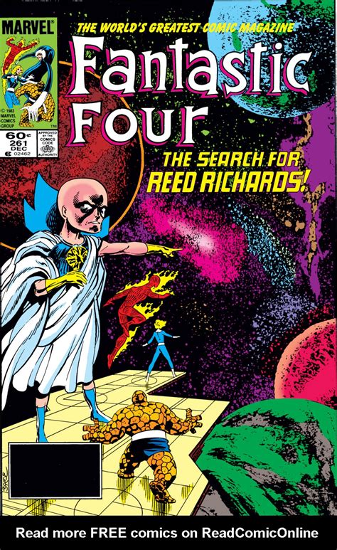 Read Online Fantastic Four 1961 Comic Issue 261