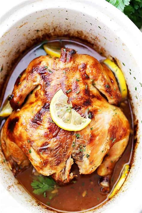 If you don't want to roast or grill a whole chicken at once, you need to cut it into individual parts before you cook it. Crock Pot Honey Lemon Chicken | Cook a Whole Chicken in ...