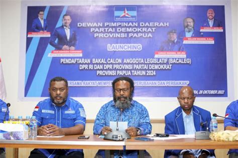 Resmi Demokrat Papua Buka Pendaftaran Caleg 2024 Gratis Rmolpapuaid