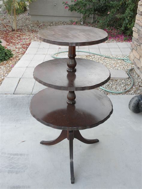 Then Antique 3 Tier Table Tiered Cakes Tiered Cake Stand Bird Bath