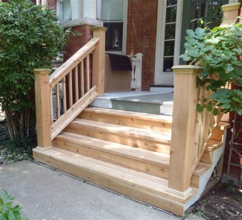 Wooden Front Porch Steps Designs Home Design Ideas