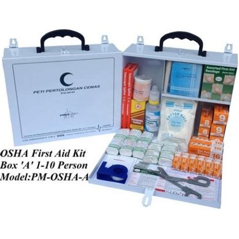 Osha First Aid Kit Box A 1 10pax Shopee Malaysia