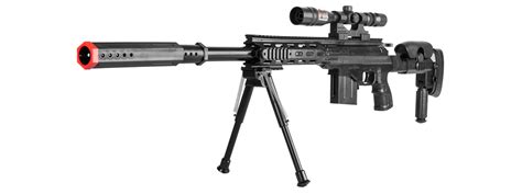 Uk Arms P2668 Tactical Spring Powered Airsoft Sniper Rifle W Scope