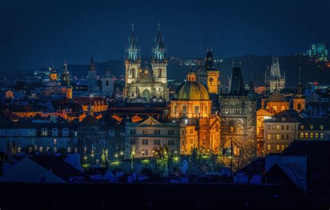 19 Prague Night Wallpapers