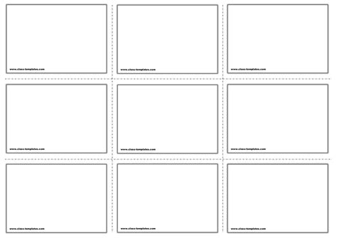 Flashcard Template Templates At