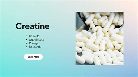 Creatine Benefits Dosage Side Effects Mechanism Drugsbank